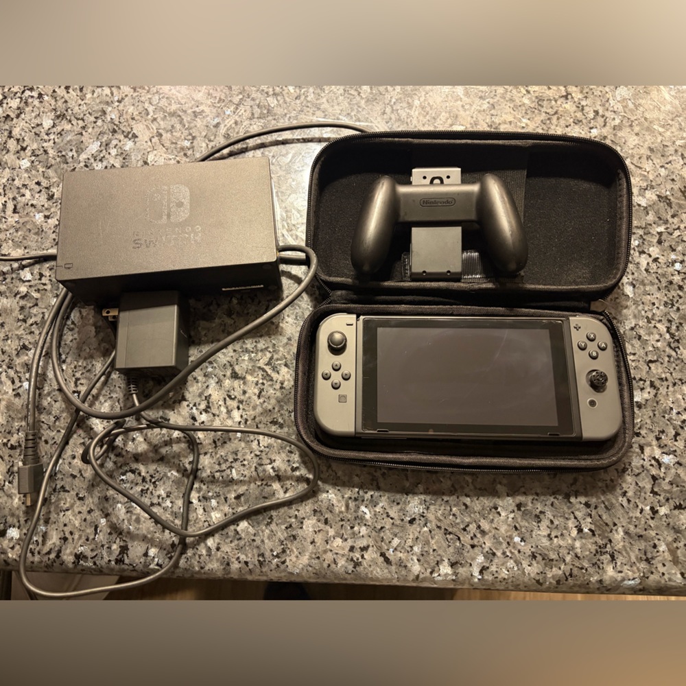 Nintendo Switch Handheld Console - Black and Gray